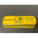 An early and rare Dunlop Repair Outfit for Cycle Tyres, with image of J.B.Dunlop to the lid.