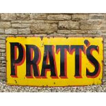 A large Pratt's enamel sign by Imperial Enamel Co. dated January 1923, 72 x 36".