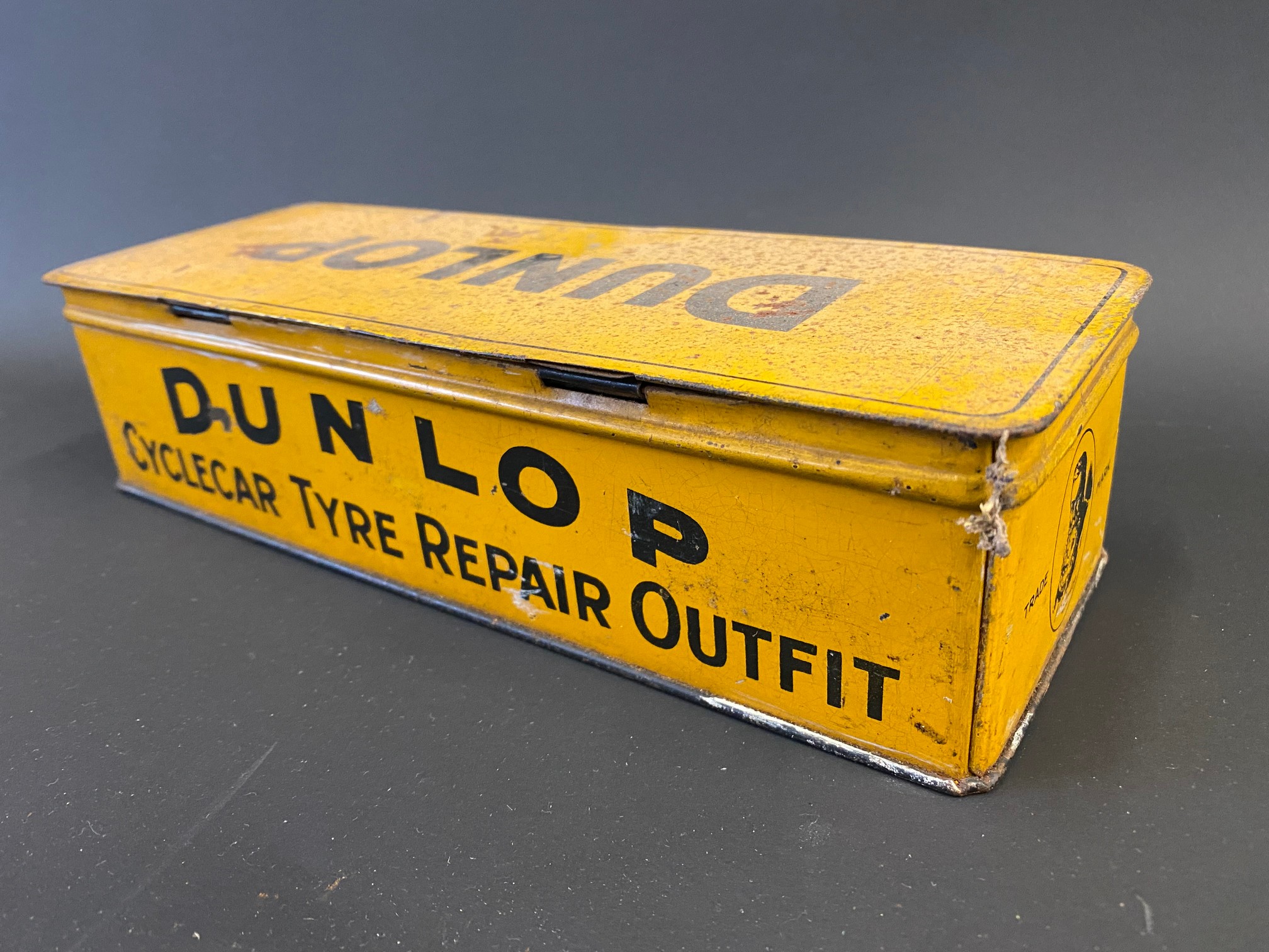 A Dunlop Cyclecar Tyre Repair Outfit tin. - Image 4 of 6