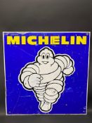 A contemporary Michelin pictorial tin advertising sign, 29 1/2 x 29 1/2".