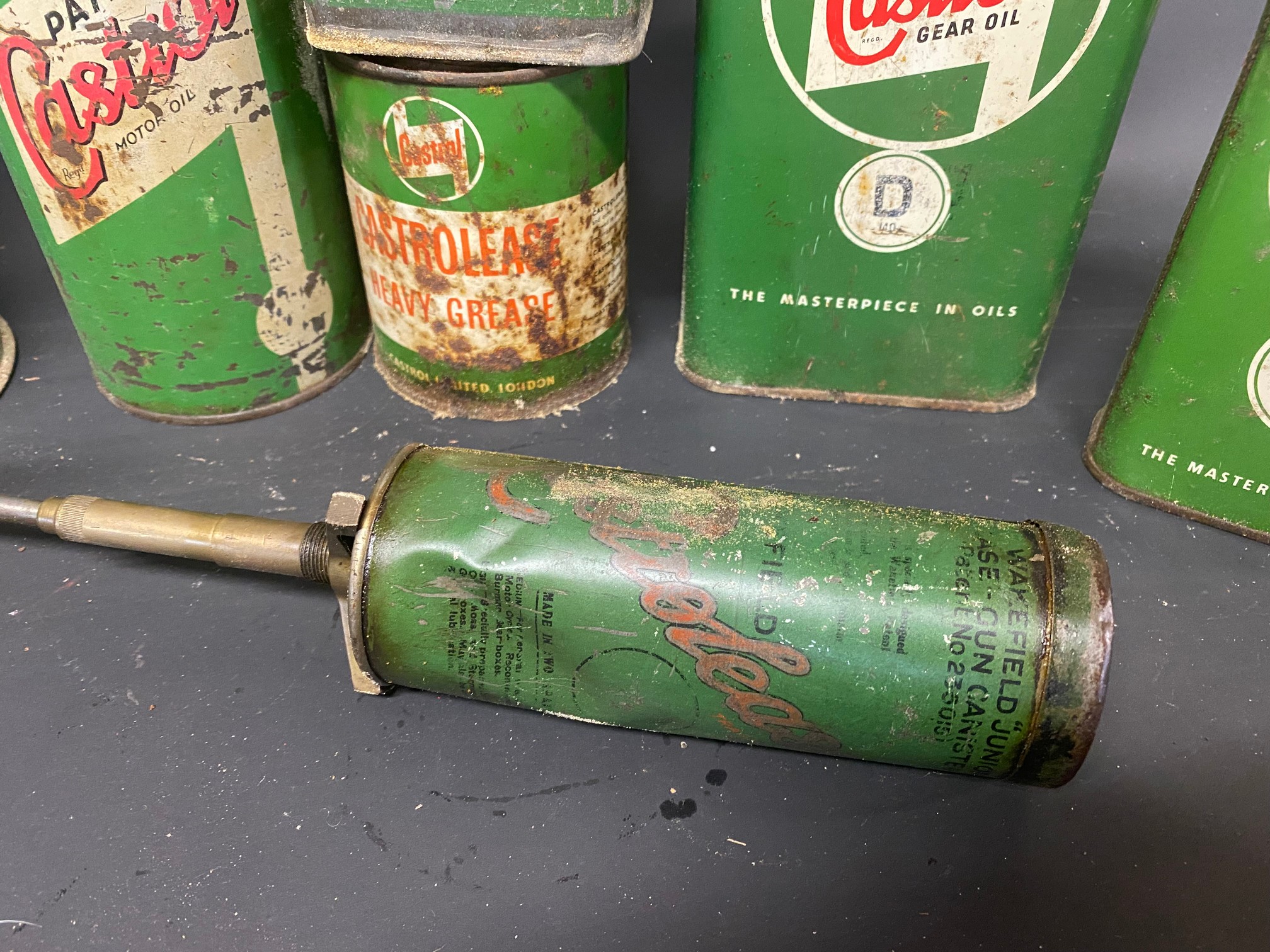 A quantity of Castrol oil cans and measures. - Image 2 of 4