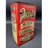 A Price's Motor Lubricants one gallon can.