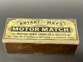 A Bryant and May's Motor Match for Motor Cars, Launches, Yachts etc tin.