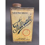 An early Filtrate quart oil can.