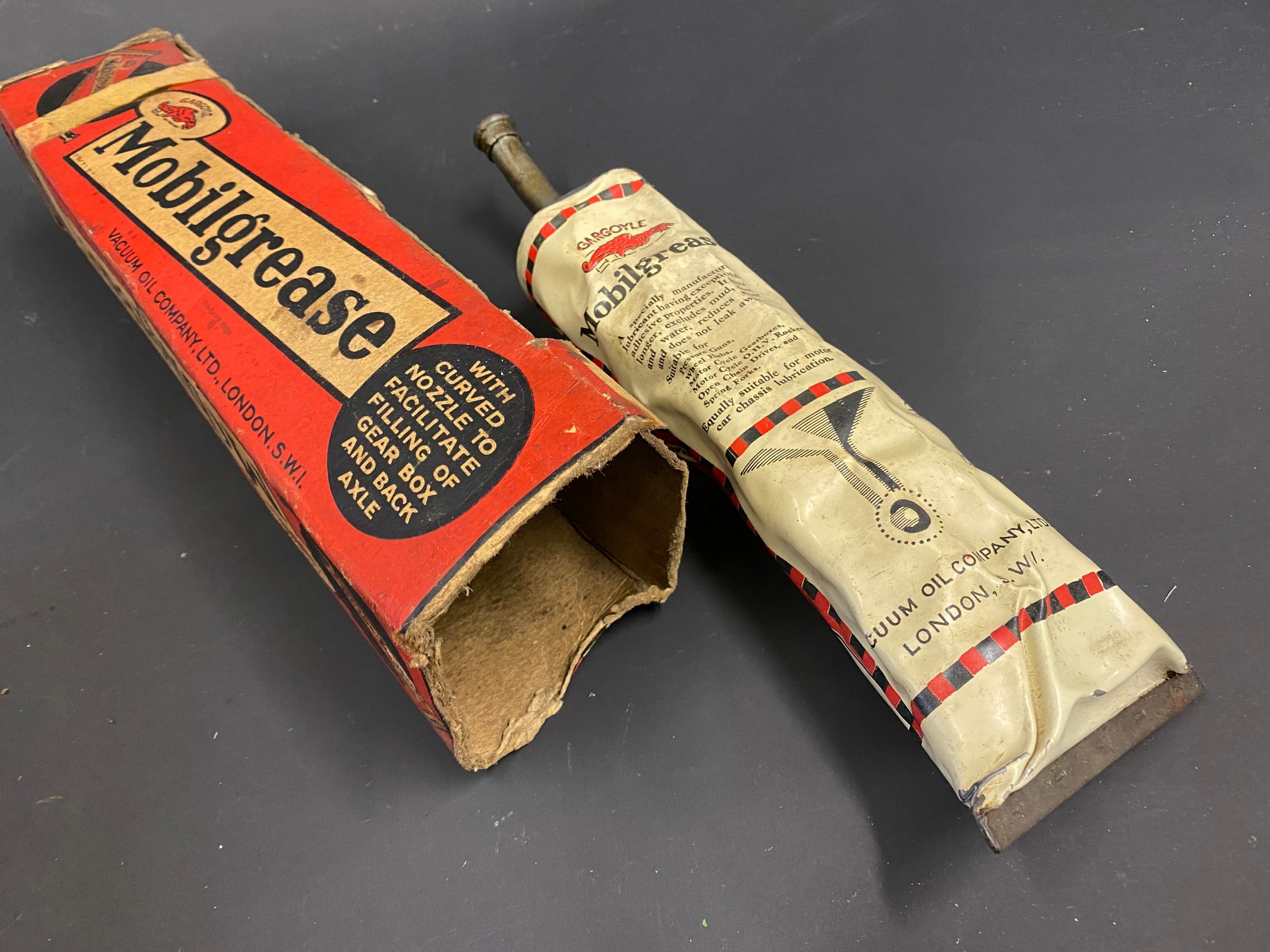 A Mobilgrease tube in original box. - Image 2 of 2