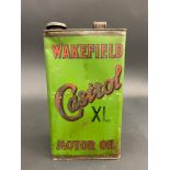 A Wakefield Castrol Motor Oil XL grade gallon can.