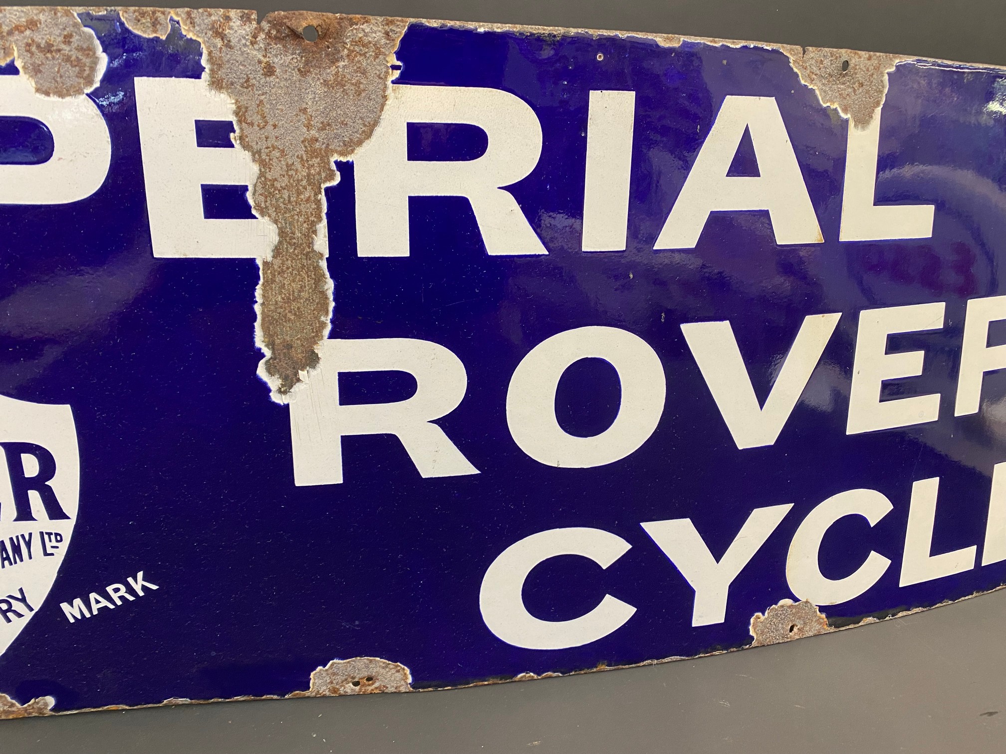 An Imperial Rover Cycles rectangular enamel sign, by Patent Enamel, dated January 1899, excellent - Image 3 of 5