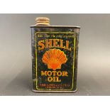 A Shell Motor Oil miniature can.