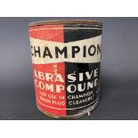 A rarely seen Champion Abrasive Compound tin.