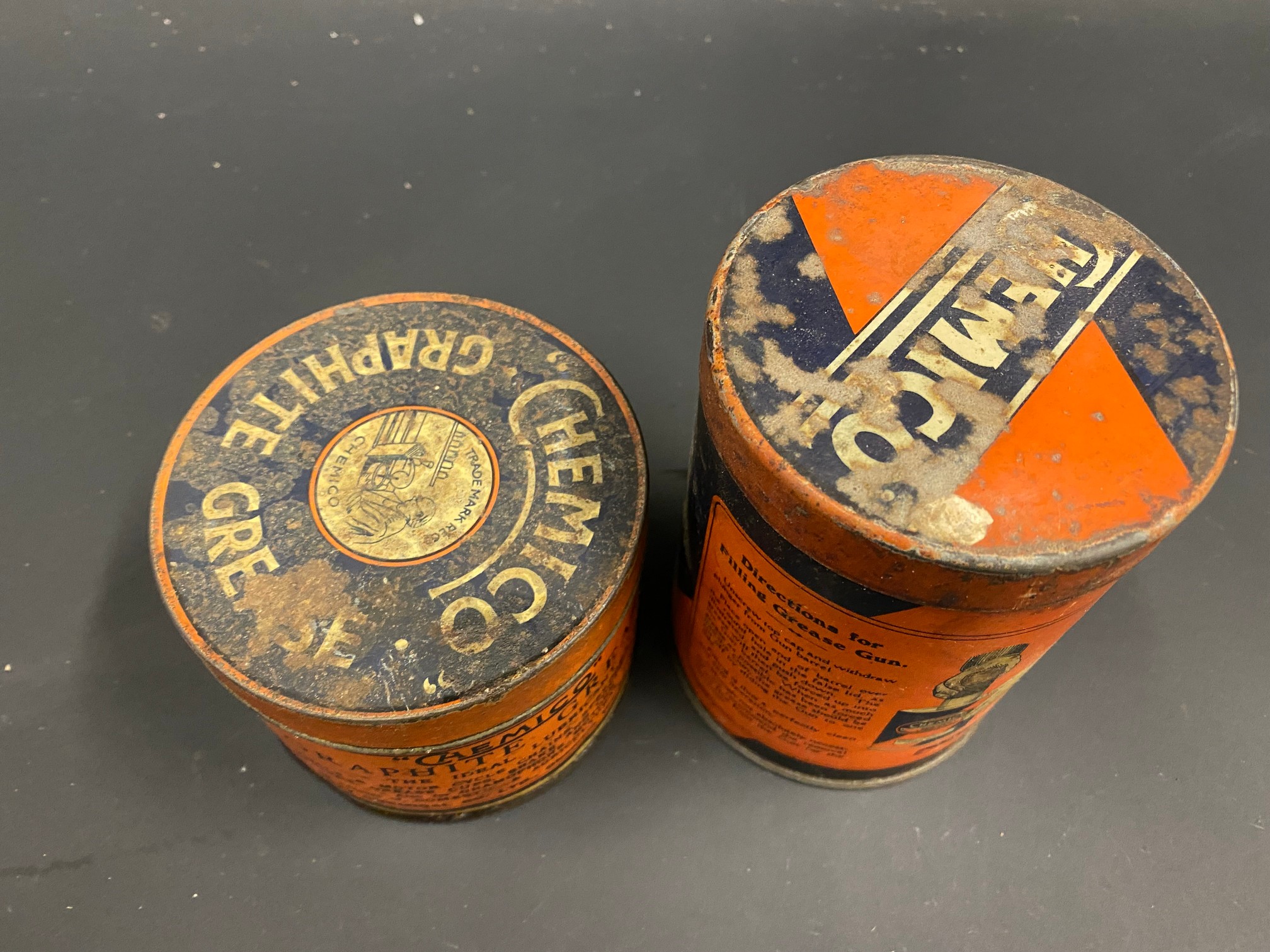 A Chemico Graphite Grease tin and a Chemico Chassis Lubricant tin. - Image 3 of 3