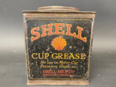 A Shell Cup Grease tin.