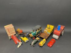 A quantity of assorted tinplate and other toys.