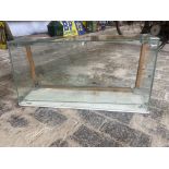 A Lyons Cakes glass counter top display cabinet, 30" w x 15" h x 9" d.