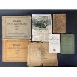 A selection of Wolseley literature including an 11/22hp second edition instruction manual.