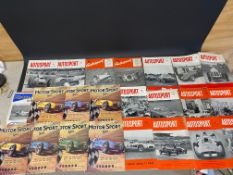 A quantity of Motor Sport magazines, the earliest being May 1948, Autosport magazines, Motor