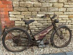 1939 Raynal Auto Cycle 98cc restoration project Reg. no. FYR 395 Frame no. 2596