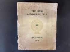 An Irish Automobile Club Handbook 1914.