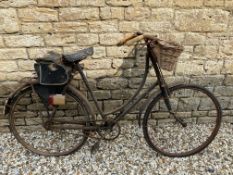 An early ladies bicycle.