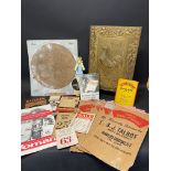 A selection of assorted advertising and packaging, shop price cards etc.