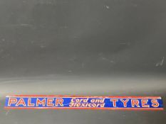 A Palmer Tyres shelf strip.