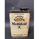 A Gargoyle Mobiloil 'A' grade square gallon can in good condition.