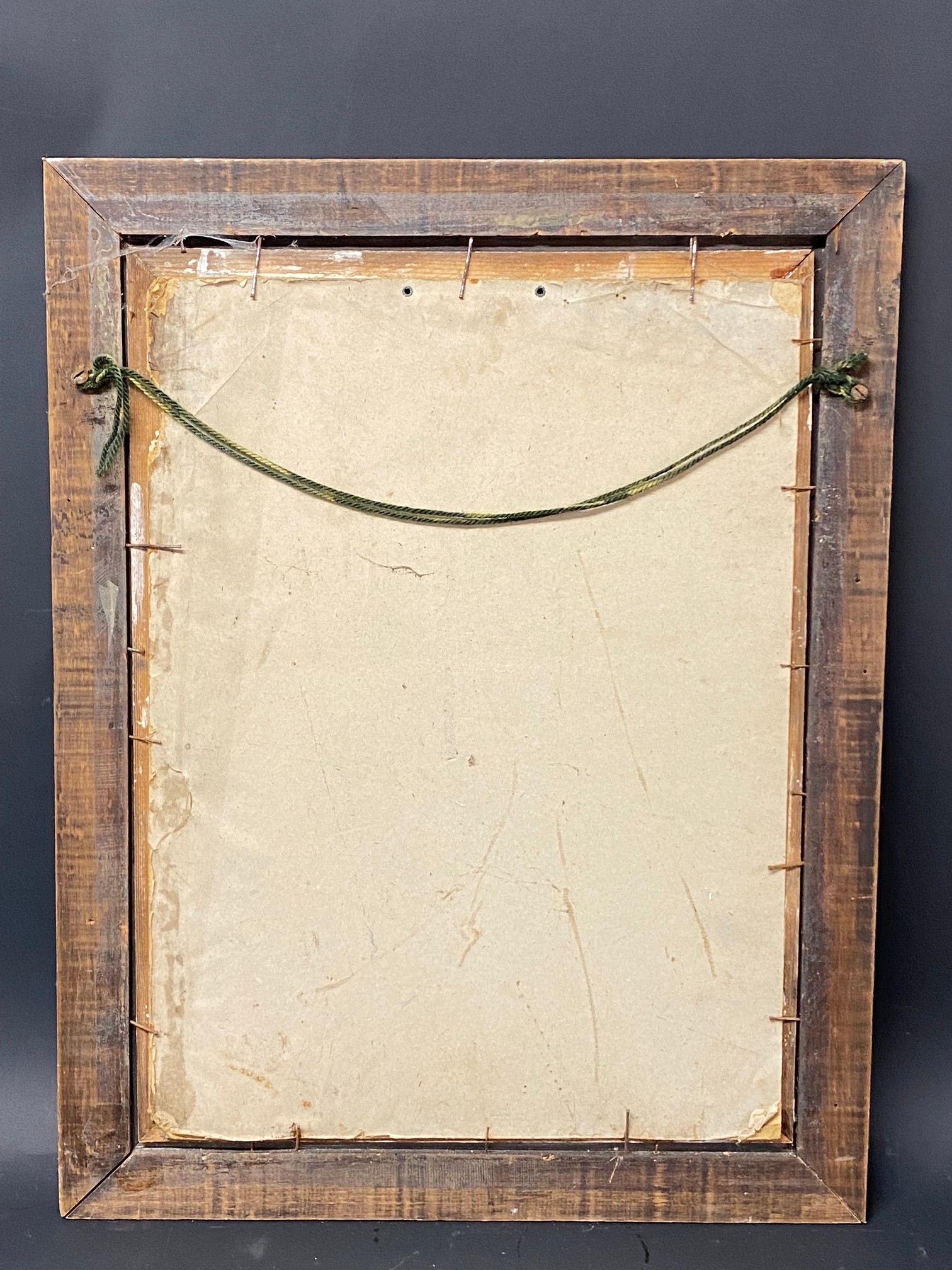A Wakefield Castrol Grease pictorial showcard, in a wooden frame, 18 1/2 x 24". - Image 6 of 6