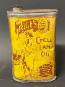 A Price's Cycle Lamp Oil oval can.