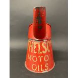 A Thelson Motor Oils pint measure.