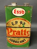 A Pratts/Esso transitional gallon can, with original label.