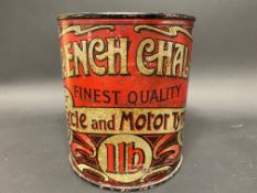 A French Chalk for Cycle and Motor Tyres 1lb tin in good condition.