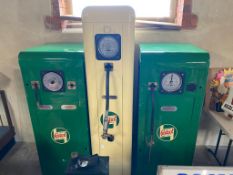 A Castrol grease, oil and air station, in three units, very good condition. **catalogue amendment