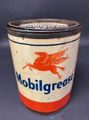 A Mobilgrease 7lb grease tin.