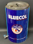 A Bluecol five gallon drum with tap, very good condition.