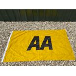 A large AA flag, 83 1/2 x 43 1/2".