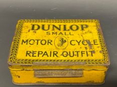 An early Dunlop Motor Cycle Repair Outfit tin.