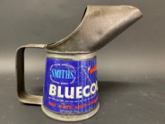 A Smith's Bluecol half pint measure in good condition.