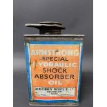 An Armstrong Special Hydraulic Shock Absorber Oil pint can.