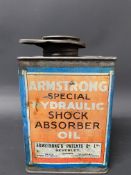 An Armstrong Special Hydraulic Shock Absorber Oil pint can.