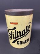 A Filtrate 7lb grease tin.