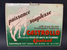 A French Castrollo pictorial showcard, 13 1/2 x 10 1/2".