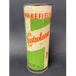 A Wakefield Castrolease 8oz cylindrical canister, the more unusual lighter green version.