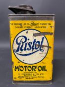 A very rare Ristol Motor Oil rectangular quart can of bright colour.