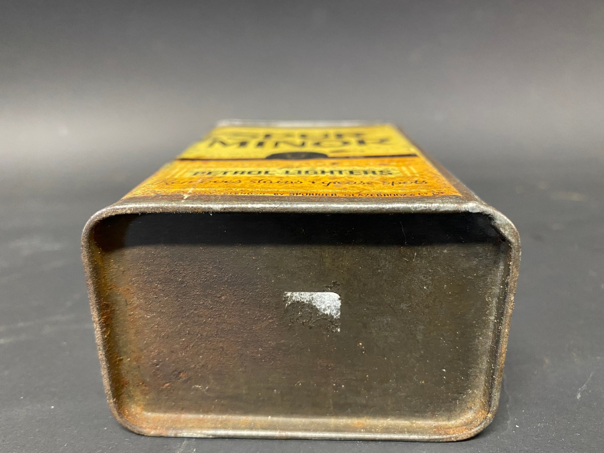 A small Spur Minor petrol lighters fuel tin. - Image 6 of 6