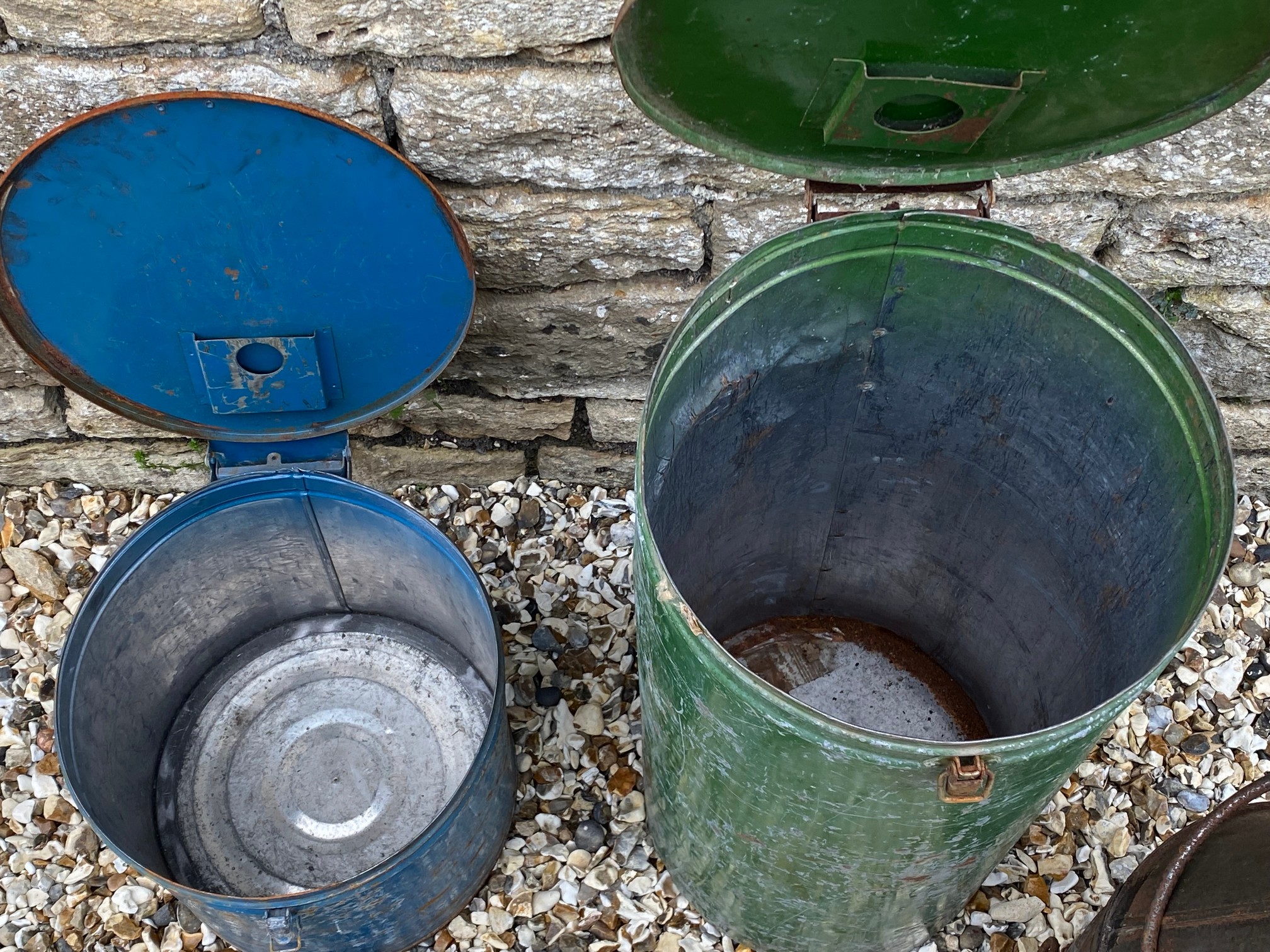 Two cased weights and measures canisters, one five gallon and a one litre example. - Image 5 of 5