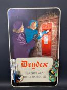 A Drydex Torches and Refill Batteries pictorial 3D showcard of good bright colour, 18 x 29".