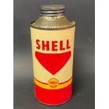 A Shell pint cylindrical can in excellent condition.