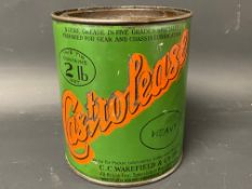 A Wakefield Castrolease 2lb tin in good condition.