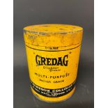 A Gredag grease tin.