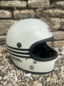 A Boeri race helmet bearing Boerisport label, for display purposes only.