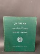 A Jaguar 3.8 E Type Service Manual.